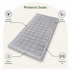 DogBedHouse Quilted Durable Car Seat Cover (XL)