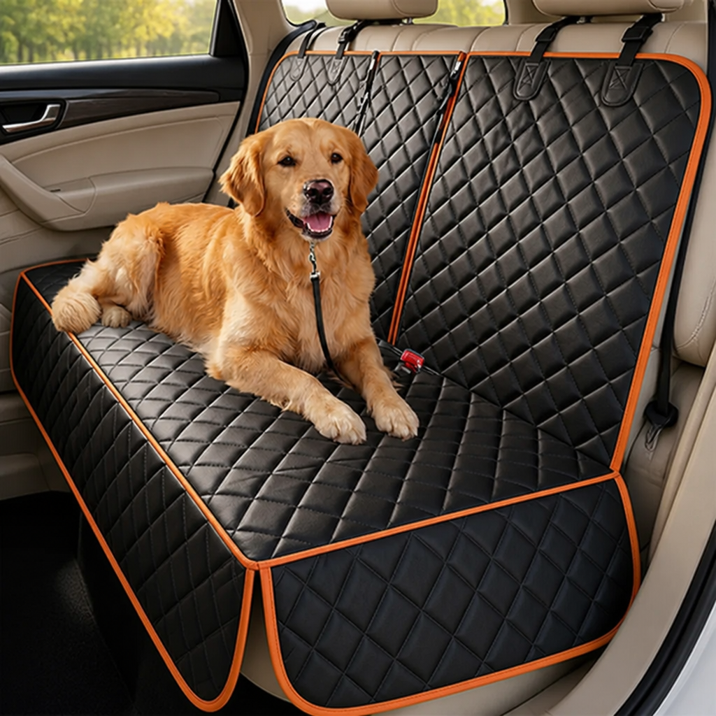 DogBedHouse Quilted Hammock Waterproof & Dirt-Proof Car Seat Cover
