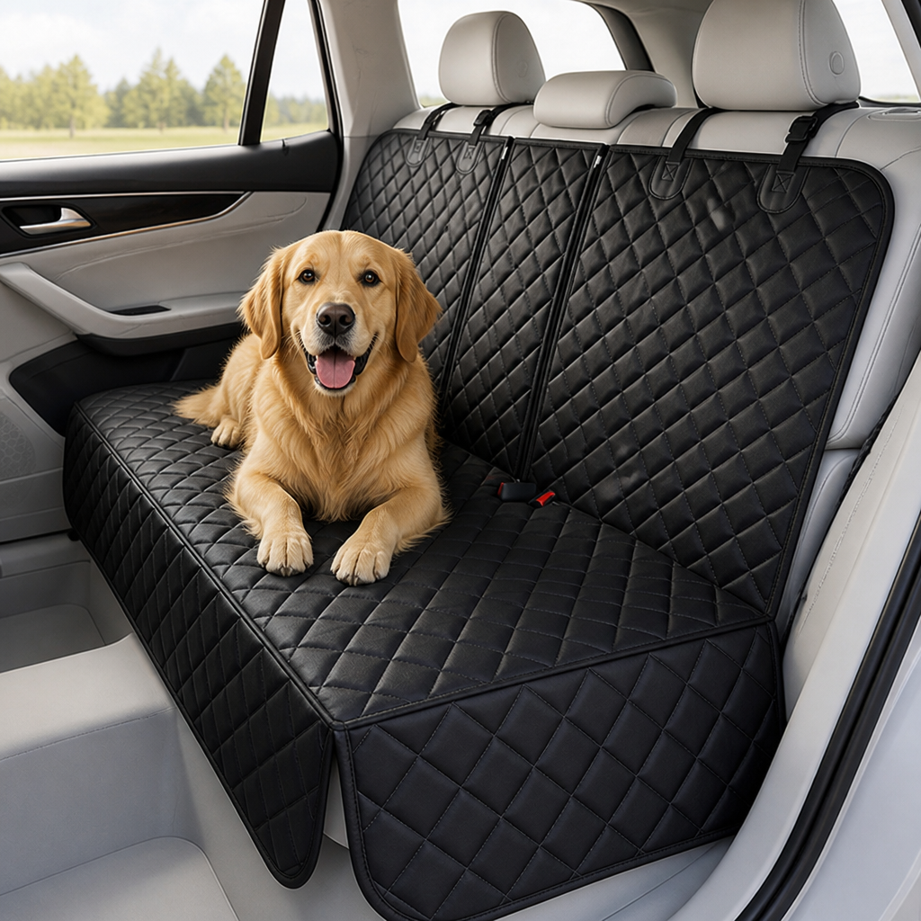 DogBedHouse Quilted Hammock Waterproof & Dirt-Proof Car Seat Cover