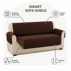 DogBedHouse Quilted Stretch & Machine-Washable Sofa Cover (1/2/3-Seater)