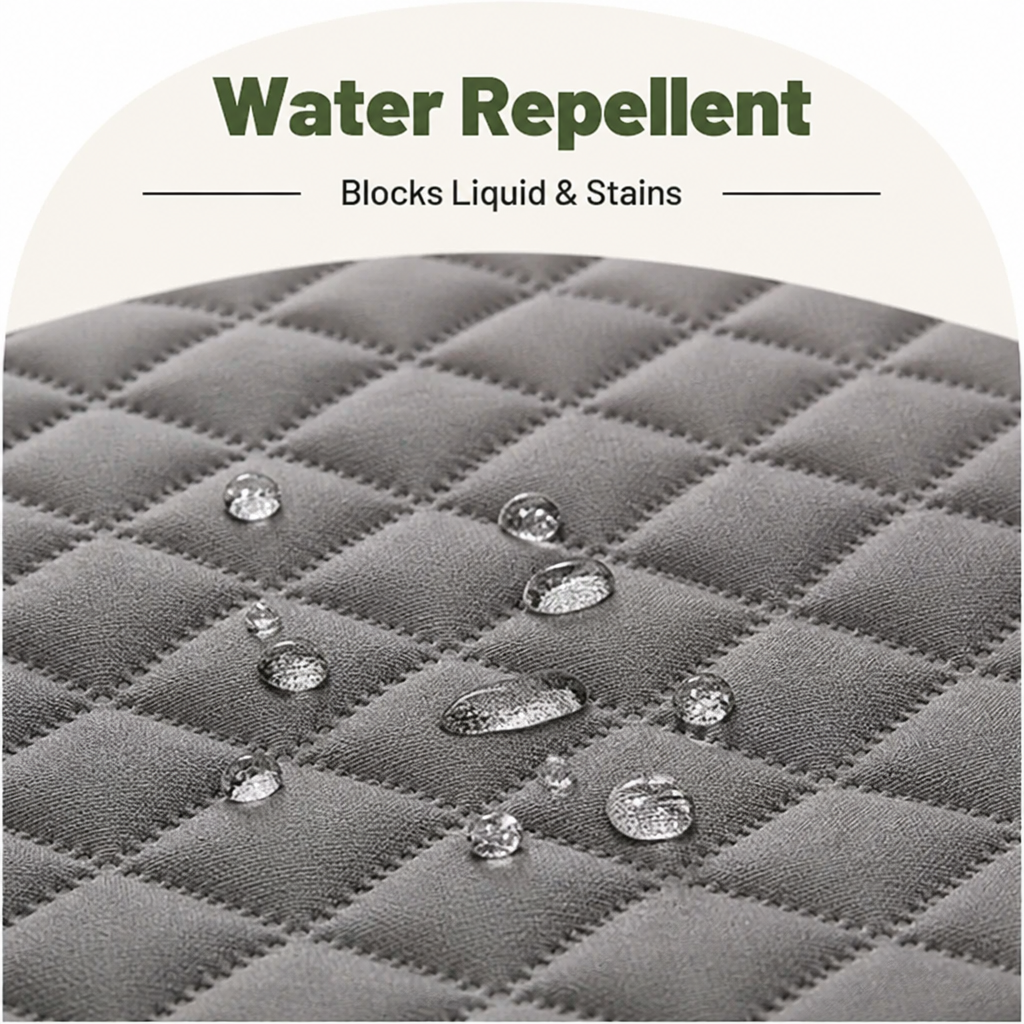 DogBedHouse Quilted Water-Resistant & Non-Slip Dog Bed Cover
