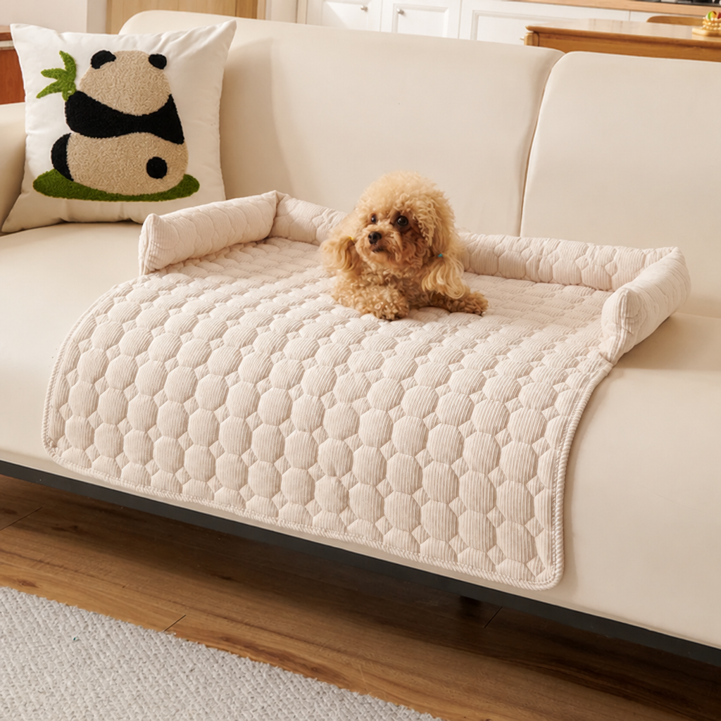 DogBedHouse Quilted Water-Resistant & Non-Slip Seat Protector (75x75 cm)