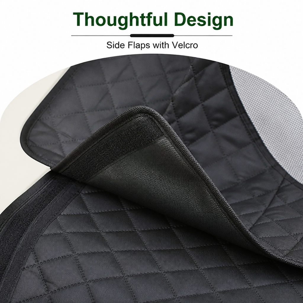 DogBedHouse Quilted Waterproof & Anti-Slip Backseat Hammock