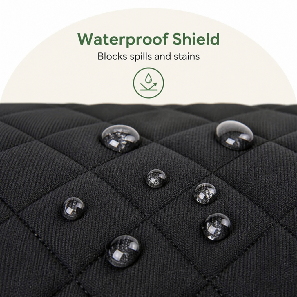 DogBedHouse Quilted Waterproof & Anti-Slip Recliner Cover (Side Pockets)