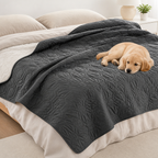 DogBedHouse Quilted Waterproof Machine Washable Sofa & Bed Cover (Non-Slip Backing)