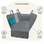 DogBedHouse Quilted Waterproof & Non-Slip Car Seat Cover