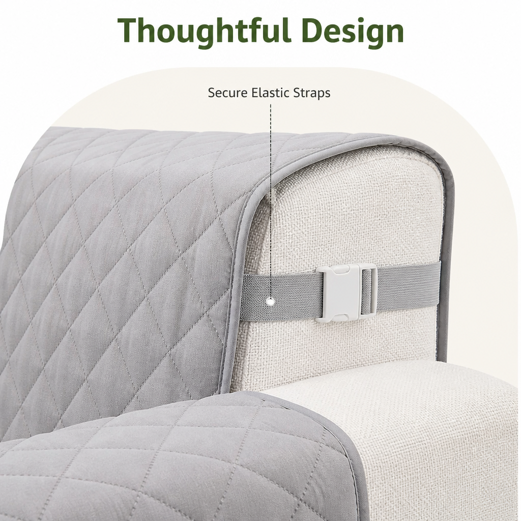 DogBedHouse Quilted Waterproof & Non-Slip Sofa Protector