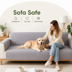 DogBedHouse Quilted Waterproof & Non-Slip Sofa Protector