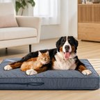 DogBedHouse Quilted Waterproof Washable Dog Bed Cover (Removable)