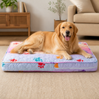 DogBedHouse Quilted Waterproof Washable Dog Bed Cover (Removable)