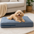 DogBedHouse Quilted Waterproof Washable Dog Bed Cover (Removable)