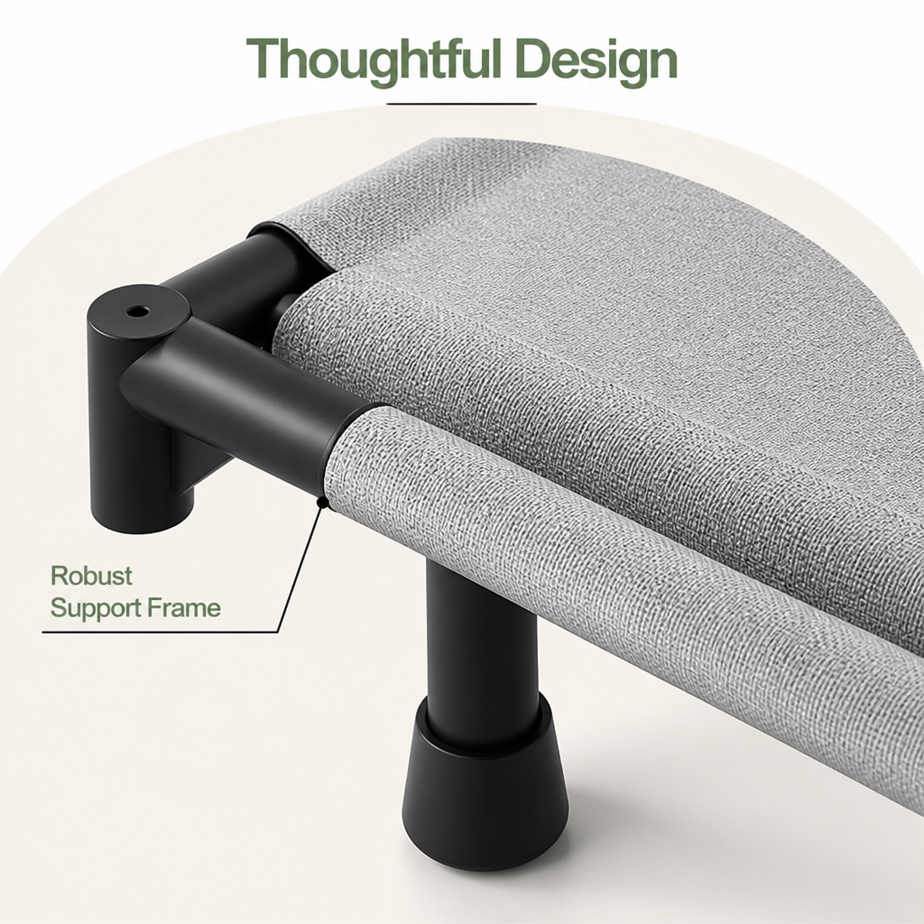 DogBedHouse Raised Breathable Mesh Dog Bed (Removable Washable Pillow)