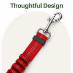 DogBedHouse Reflective & Adjustable Car Seat Leash (Quick-Release)