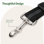 DogBedHouse Reflective & Adjustable Nylon Car Seat Belt (2-in-1)