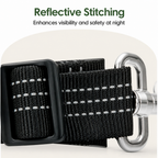 DogBedHouse Reflective Elastic Shock-Absorbing Car Seat Tether