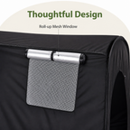 DogBedHouse Reflective Thermal Lining & Windproof Foldable Pet Tent