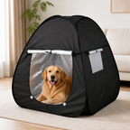 DogBedHouse Reflective Thermal Lining & Windproof Foldable Pet Tent