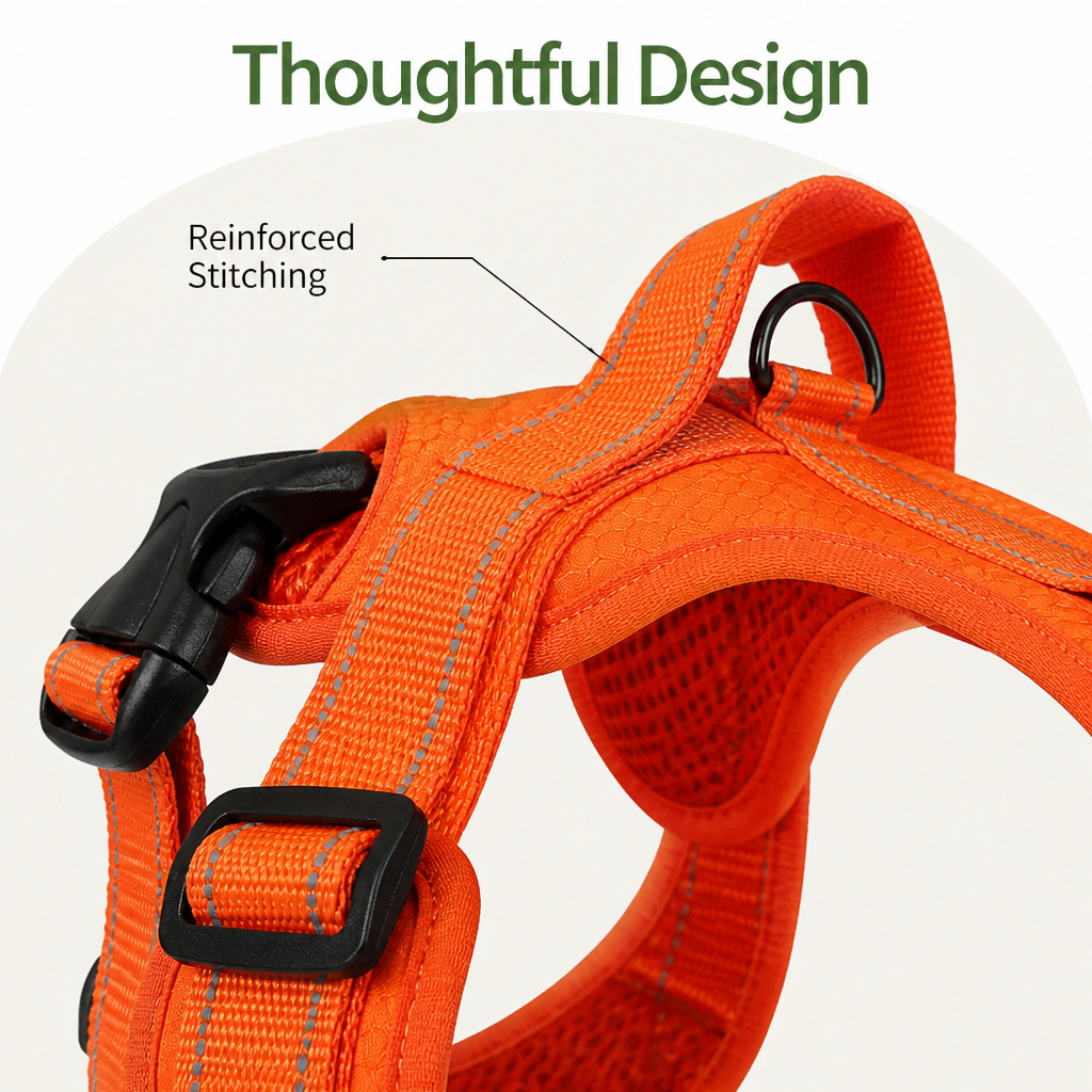 DogBedHouse Reflective & Waterproof Tactical Dog Harness