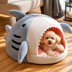 DogBedHouse Resilient PP Cotton & Non-Slip Enclosed Cat Bed