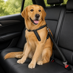 DogBedHouse Retractable Heavy-Duty Nylon Dog Seat Belt