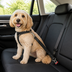 DogBedHouse Retractable Heavy-Duty Nylon Dog Seat Belt