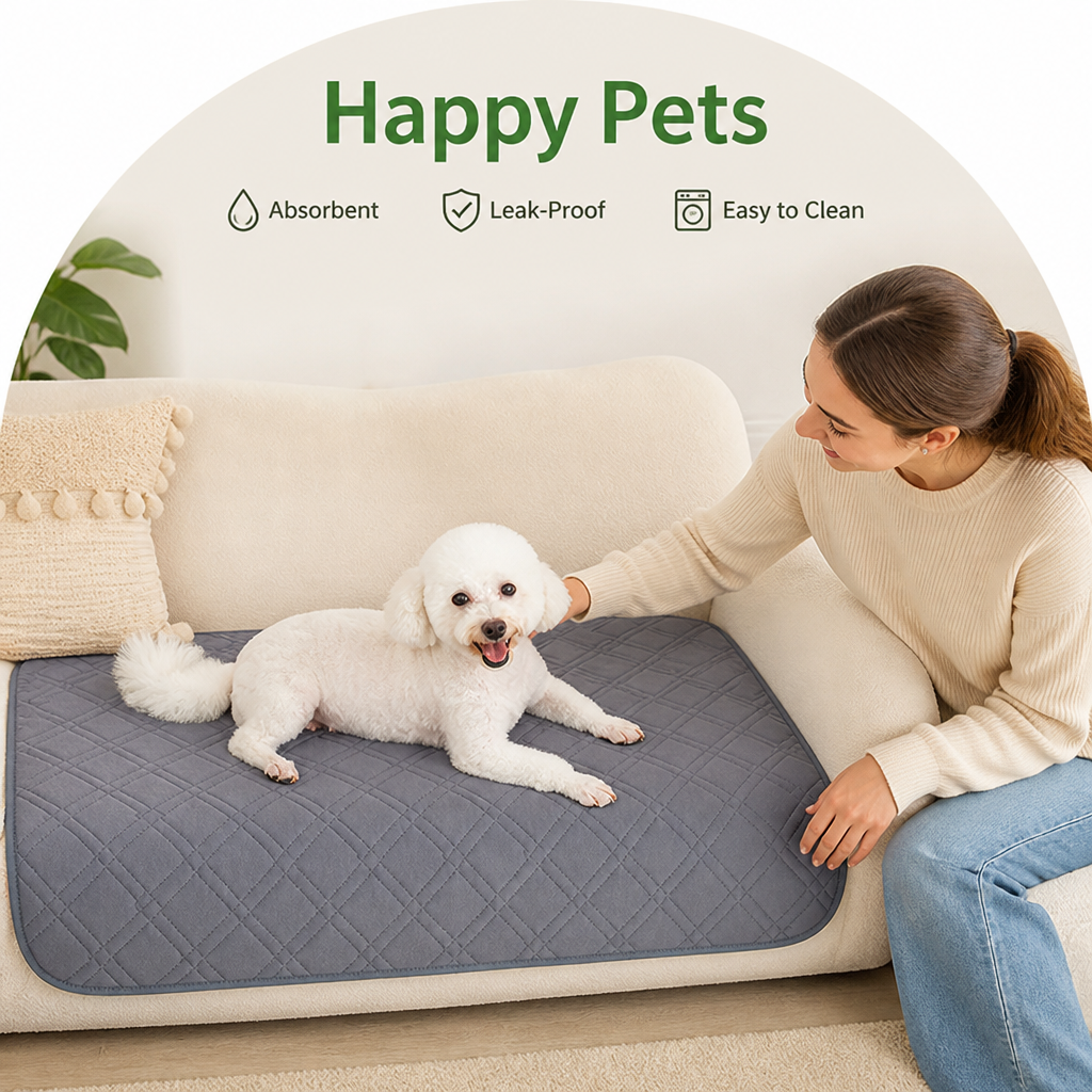 DogBedHouse Reusable Absorbent Waterproof Dog Pee Pad
