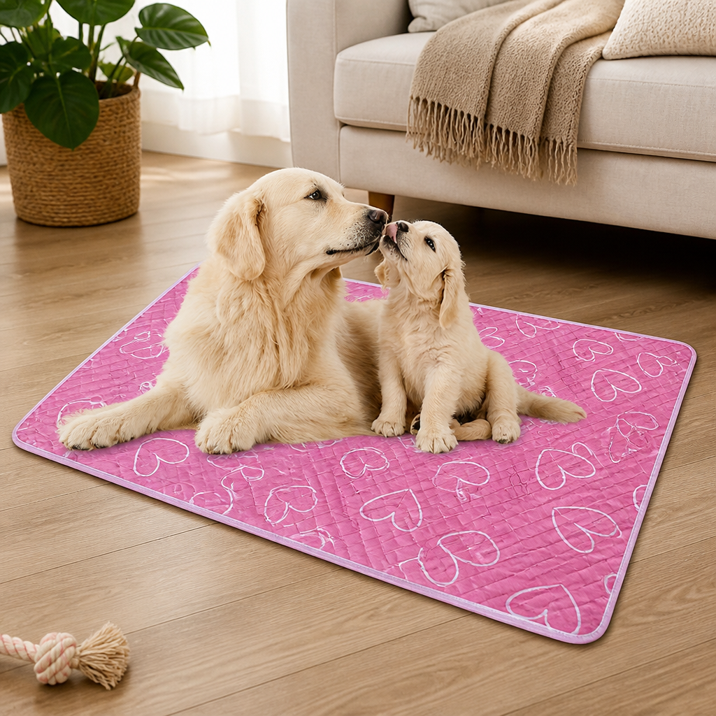 DogBedHouse Reusable Machine-Washable Non-Slip Pet Pee Pad