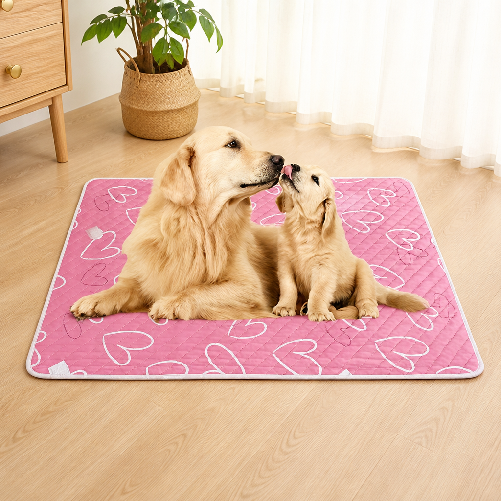 DogBedHouse Reusable Machine-Washable Non-Slip Pet Pee Pad