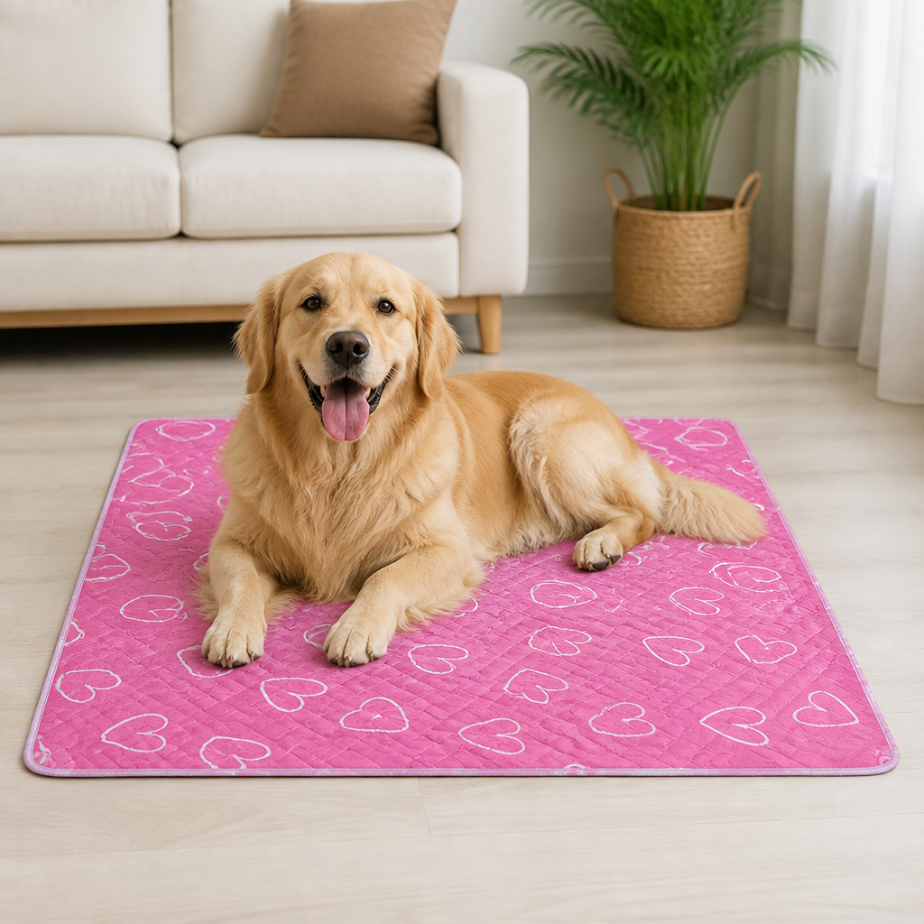 DogBedHouse Reusable Machine-Washable Non-Slip Pet Pee Pad