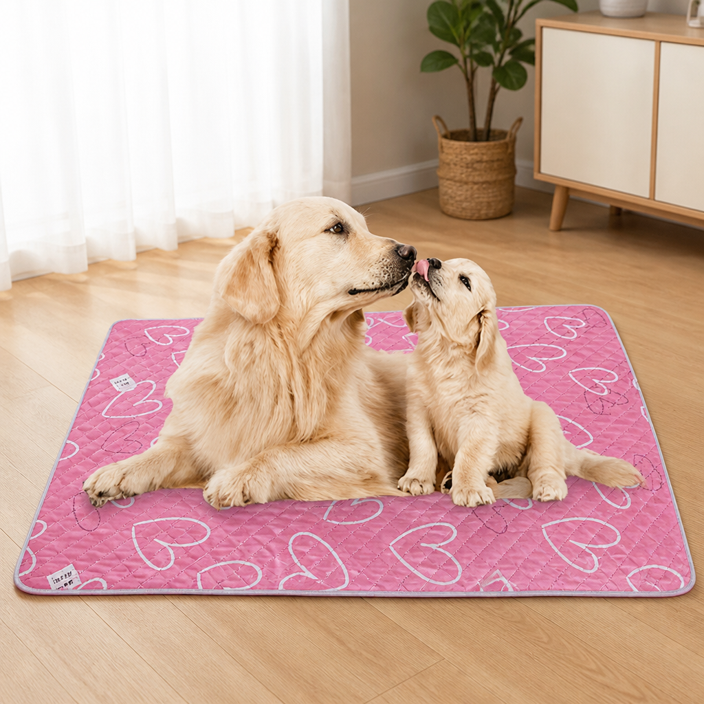 DogBedHouse Reusable Machine-Washable Non-Slip Pet Pee Pad