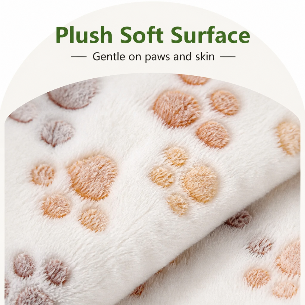 DogBedHouse Reversible Short Plush Pet Mat