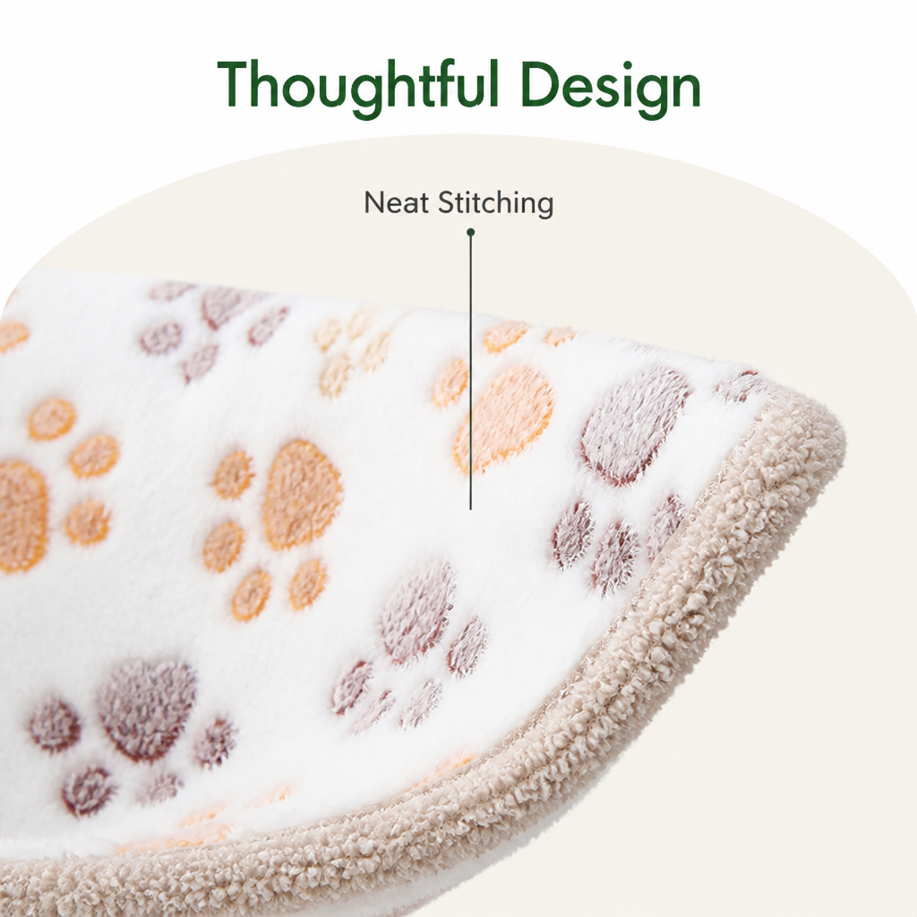 DogBedHouse Reversible Short Plush Pet Mat
