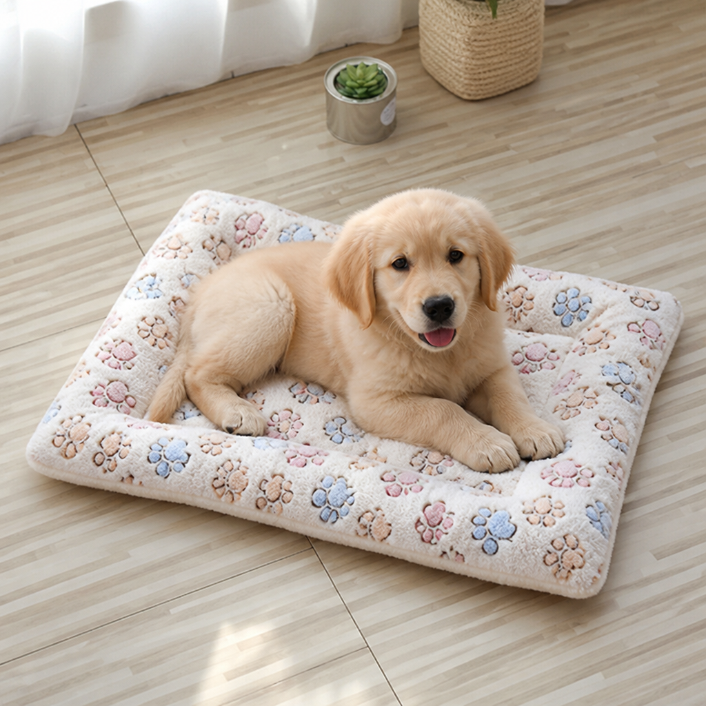 DogBedHouse Reversible Short Plush Pet Mat