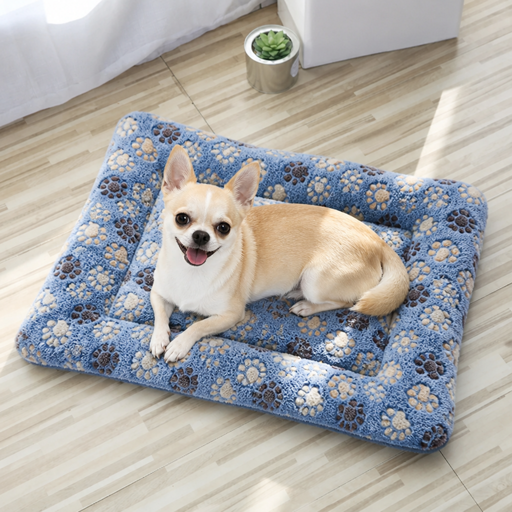 DogBedHouse Reversible Short Plush Pet Mat
