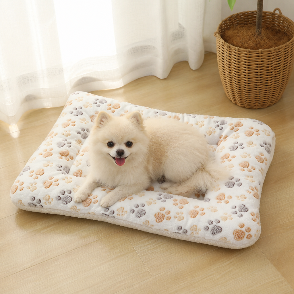 DogBedHouse Reversible Short Plush Pet Mat