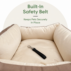 DogBedHouse Safety-Belt & Washable Booster Car Seat
