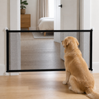 DogBedHouse Scratch-Resistant Nylon Foldable Pet Gate (Tool-Free Setup)