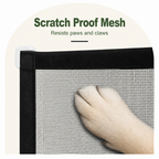 DogBedHouse Scratch-Resistant Nylon Foldable Pet Gate (Tool-Free Setup)