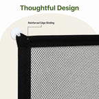 DogBedHouse Scratch-Resistant Nylon Foldable Pet Gate (Tool-Free Setup)