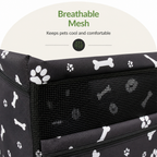 DogBedHouse Seat-Belt Compatible Portable & Breathable Car Booster Seat