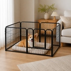 DogBedHouse Secure Foldable Stainless Steel Pet Playpen