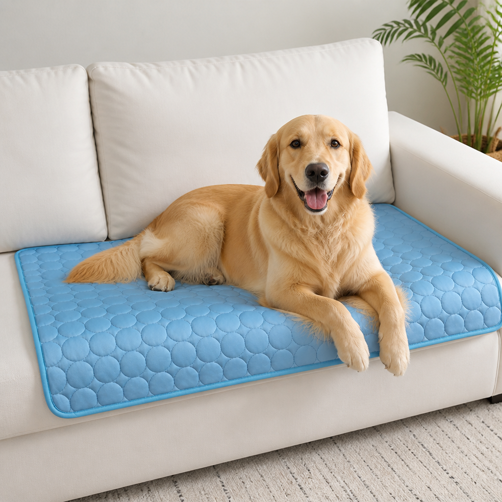 DogBedHouse Self-Cooling & Durable Dog Cooling Mat (No Power Required)