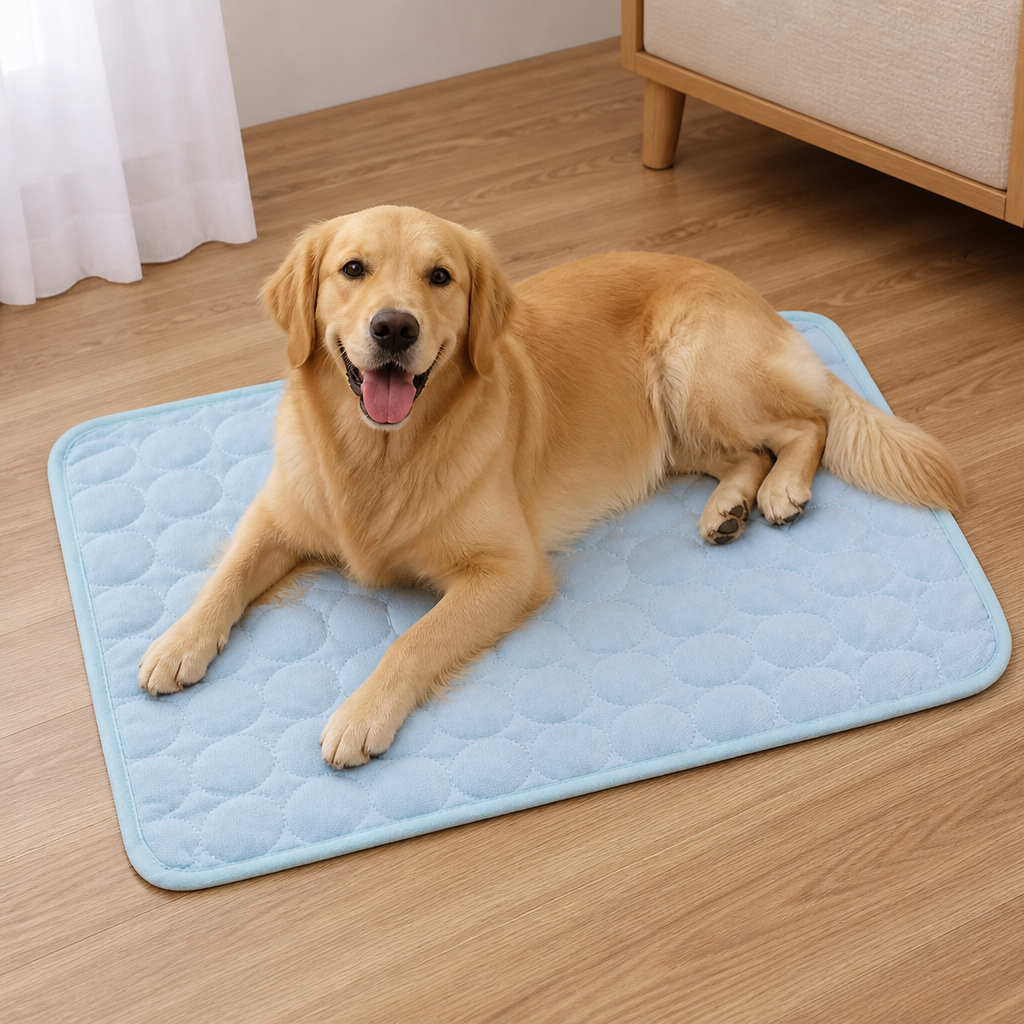 DogBedHouse Self-Cooling & Durable Dog Cooling Mat (No Power Required)