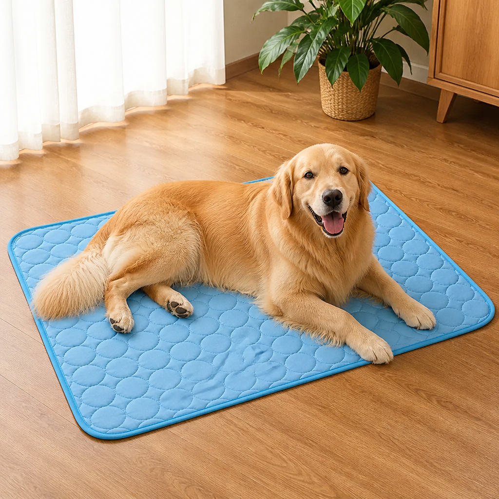 DogBedHouse Self-Cooling & Durable Dog Cooling Mat (No Power Required)
