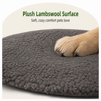 DogBedHouse Self-Heating Heat-Reflective Lambswool Pet Mat (Removable Cover)