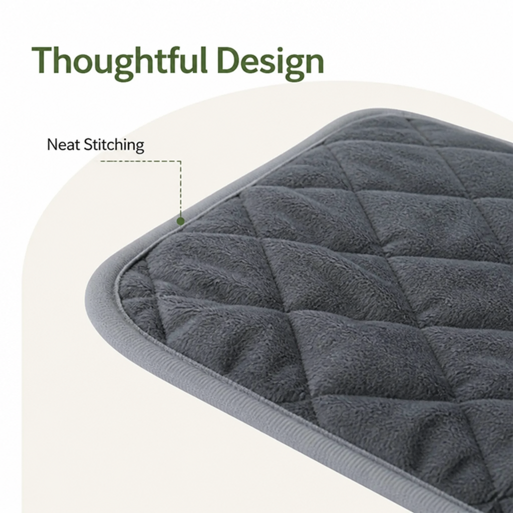 DogBedHouse Self-Heating Thermal Reflective Pet Pad (Machine Washable)