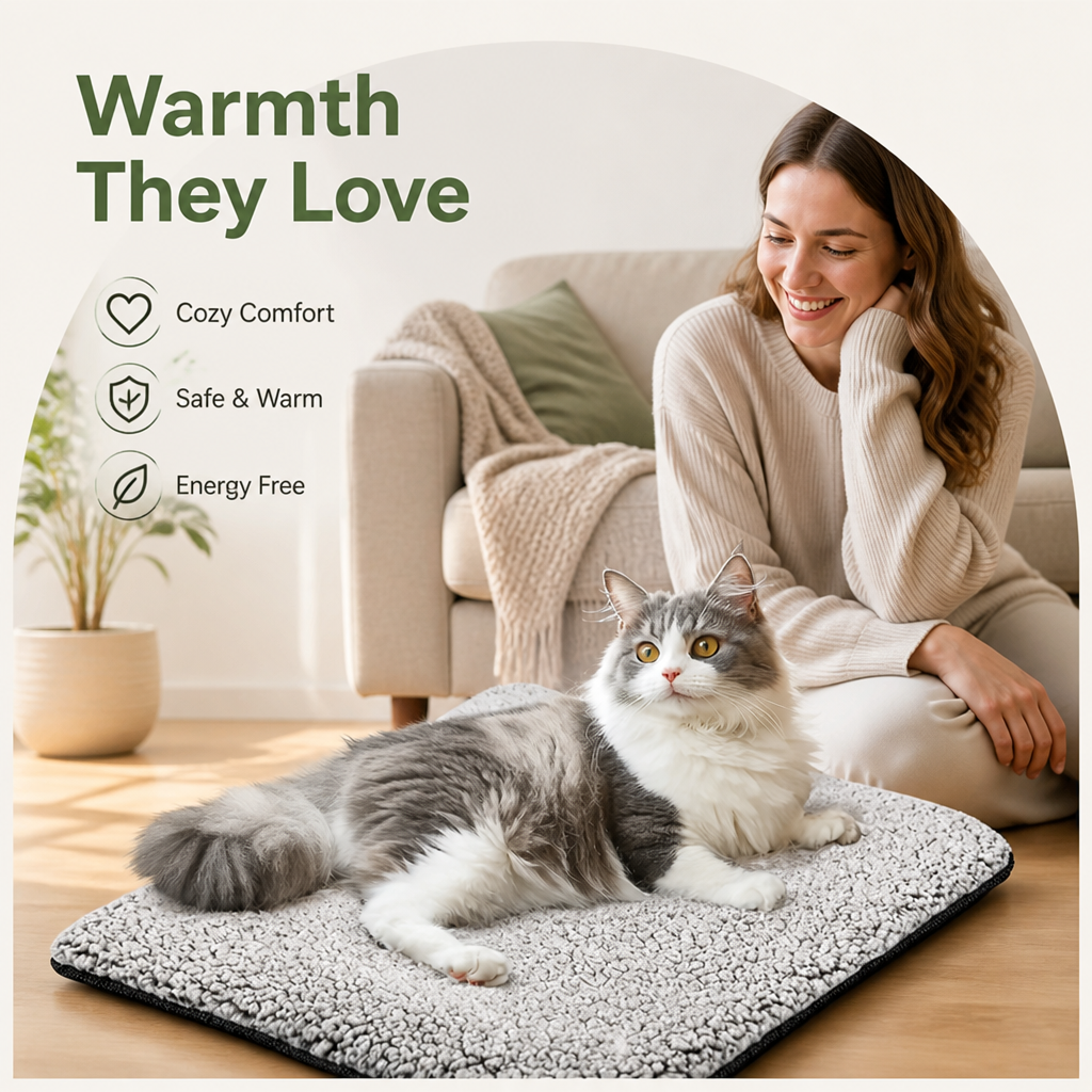 DogBedHouse Self-Heating & Washable Pet Pad