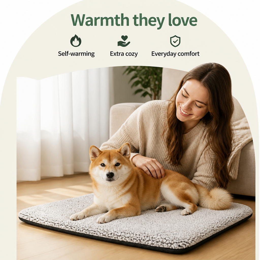 DogBedHouse Self-Heating & Washable Pet Pad