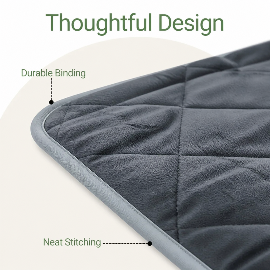 DogBedHouse Self-Warming & Heat-Reflective Microfleece Pet Pad