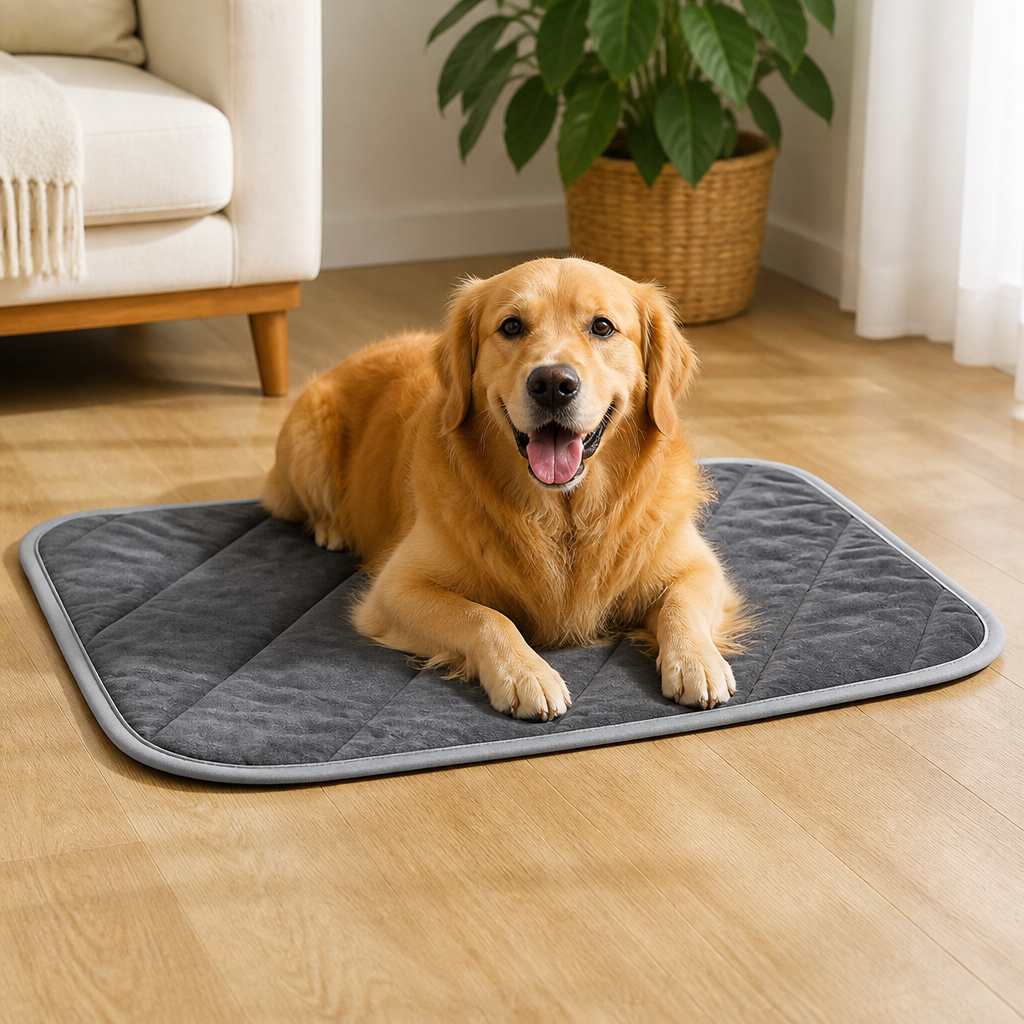 DogBedHouse Self-Warming & Heat-Reflective Microfleece Pet Pad